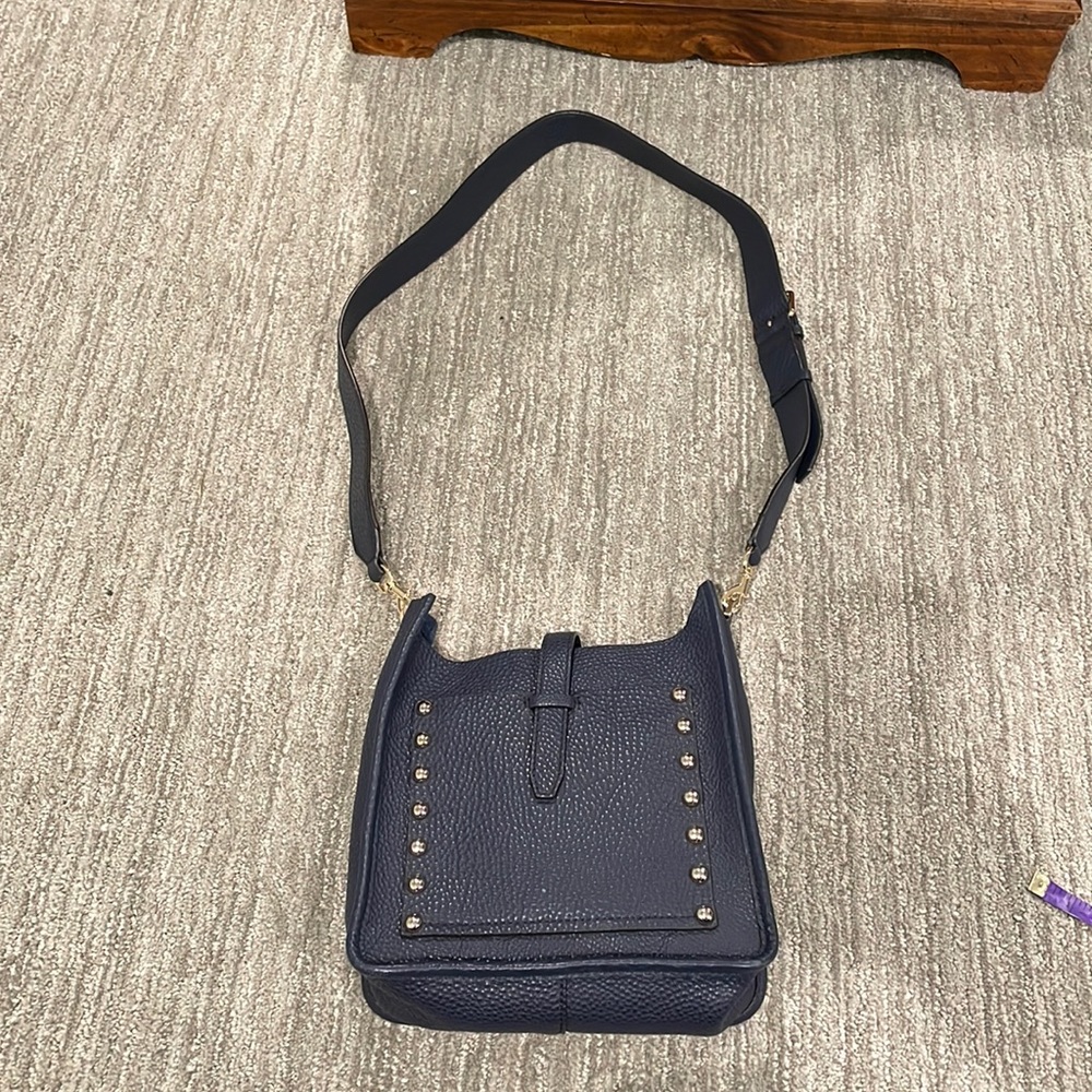 Rebecca Minkoff Dark Blue Studded Crossbody Bag